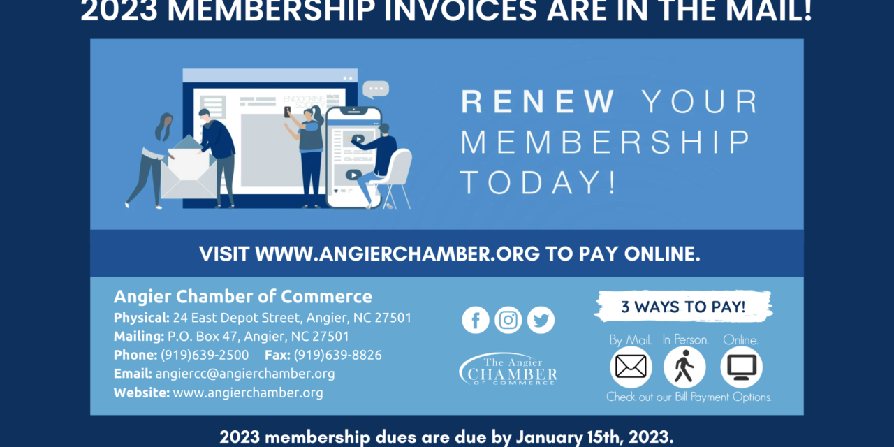 Don’t Forget to Pay Your 2023 Chamber Dues