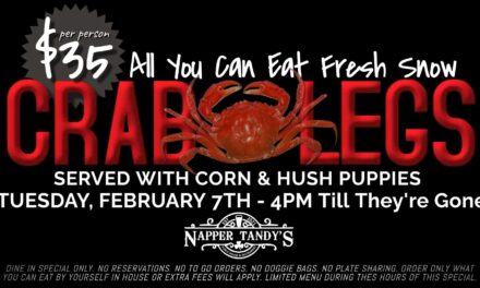 All you Can Eat Crab Legs Coming to Napper Tandy’s Public House & Bar on February 7th