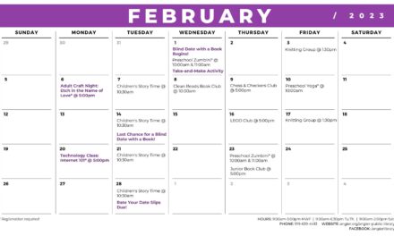 What’s Happening in February at the Angier Public Library