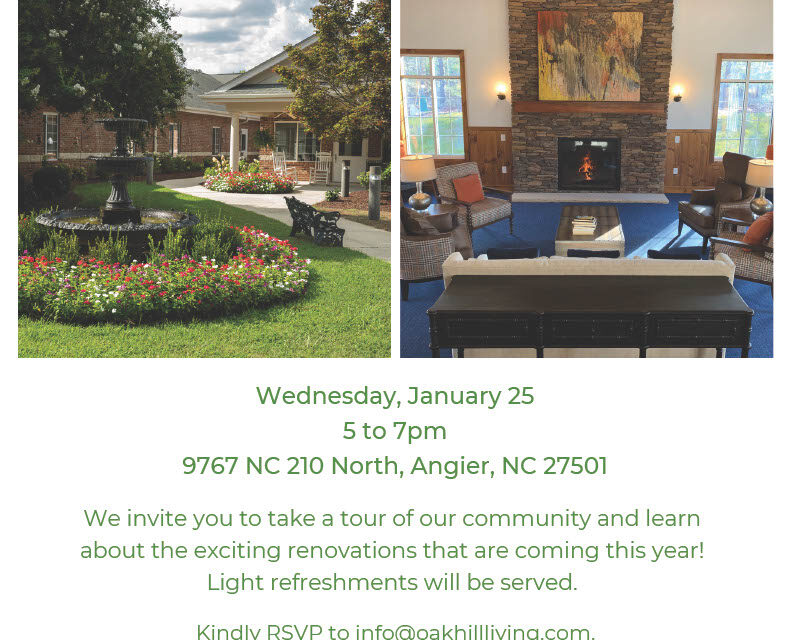 Oak Hill Assisted Living Open House
