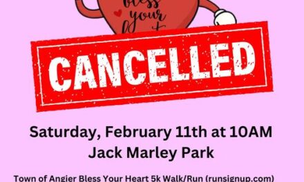 Town of Angier 5K Walk/Run Cancelled