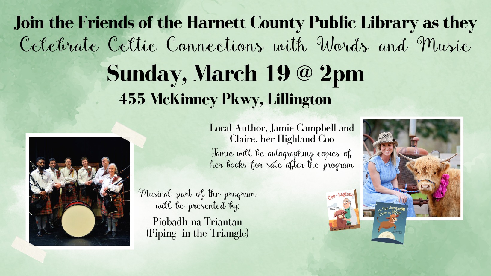 Celebrate Celtic Connections with the Harnett County Public Library |  Angier Chamber of Commerce