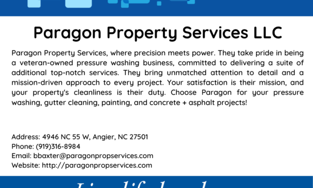 Welcome to the Chamber, Paragon Property Services LLC