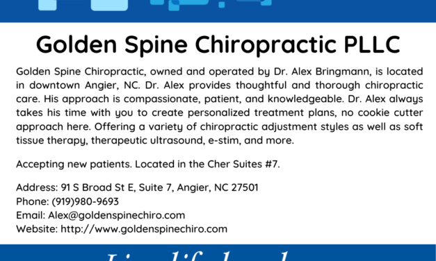 Welcome to the Chamber, Golden Spine Chiropractic PLLC