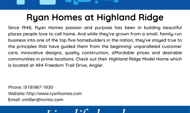 Welcome to the Chamber, Ryan Homes at Highland Ridge
