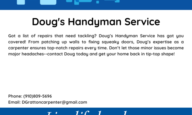 Welcome to the Chamber, Doug’s Handyman Service