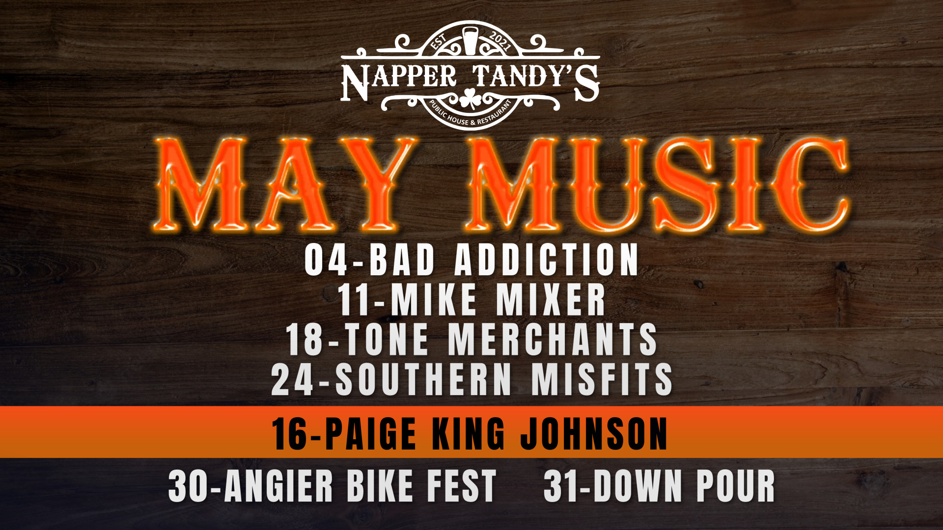 Live Music at Napper Tandy’s Angier Chamber of Commerce