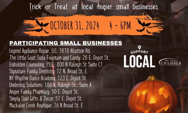 Join us for Angier Small Business Trick-or-Treat