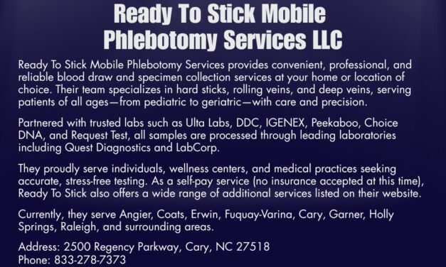 Welcome to the Chamber, Ready To Stick Mobile Phlebotomy Services