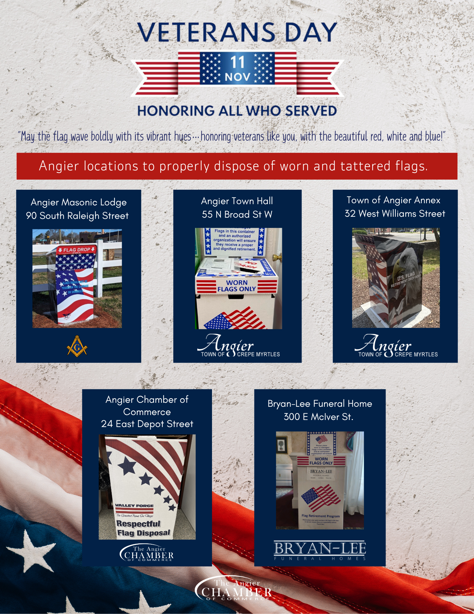 Veteran’s Day Flag Disposal