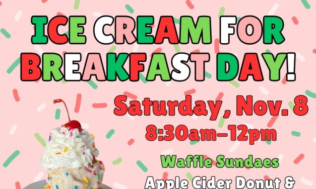 Ice Cream for Breakfast hosted by The Little Goat Soda Fountain