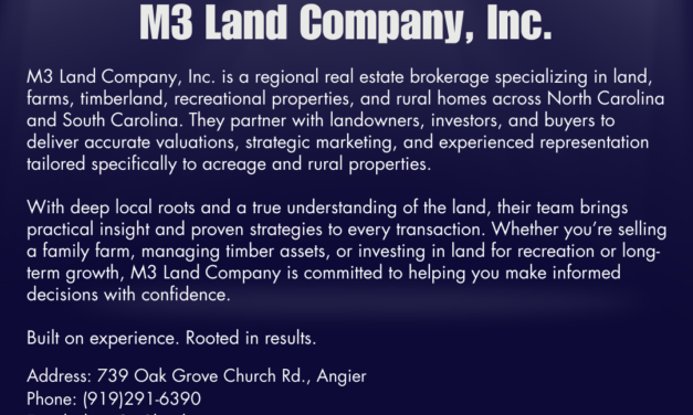 Welcome to the Chamber, M3 Land Company, Inc.