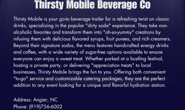 Welcome to the Chamber, Thirsty Mobile Beverage Co
