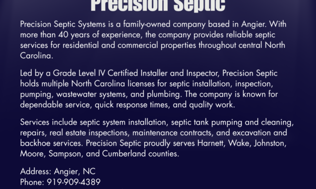 Welcome to the Chamber, Precision Septic