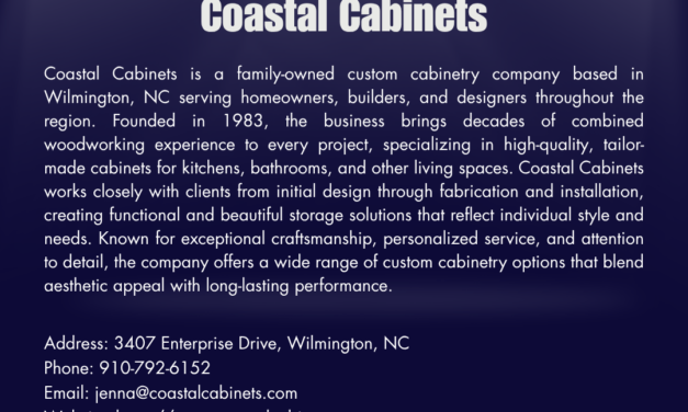 Welcome to the Chamber, Coastal Cabinets