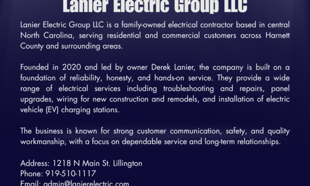 Welcome to the Chamber, Lanier Electric Group LLC