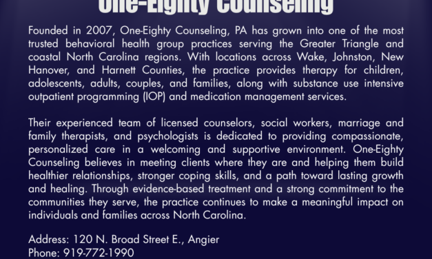 Welcome to the Chamber, One-Eighty Counseling