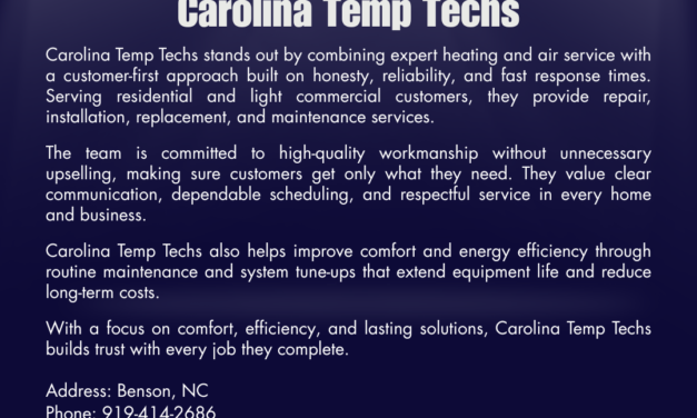Welcome to the Chamber, Carolina Temp Techs