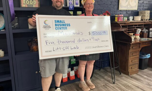 We were excited to be part of a special check presentation for Marchand’s