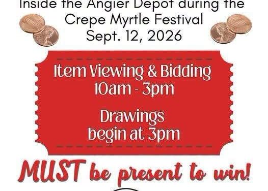 The Angier Museum Penny Social is coming BACK to the 52nd Annual Crepe Myrtle Celebration