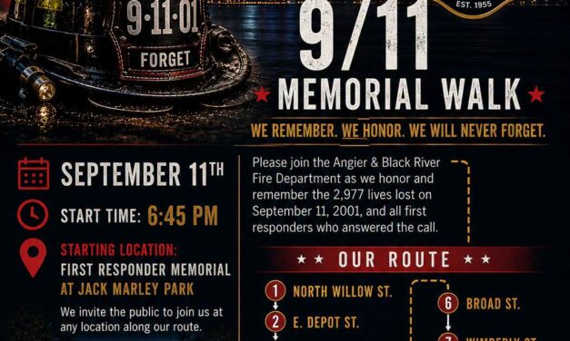 911 Memorial Walk scheduled for next Friday