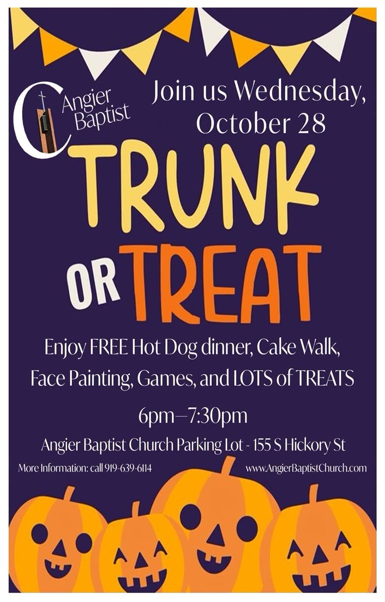 Angier Baptist Trunk or Treat